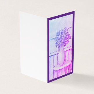 Un cadeau de fleurs - puple