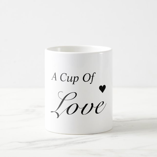 Un cadeau de tasse d'amour (Centre)
