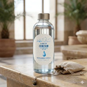 Un Cadeau de Zamzam Hajj Mabrur Étiquette Person