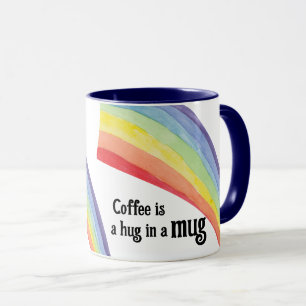 Un café est un câlin dans une tasse