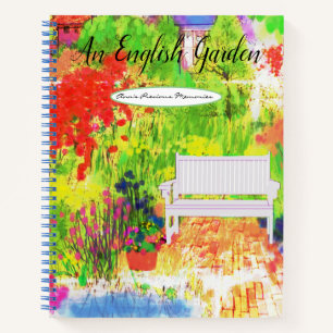 Un cahier de jardin anglais par l'artiste