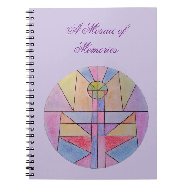 Un cahier journal Mosaïque de souvenirs  (Devant)