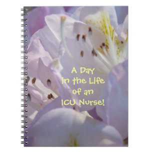 Un cahier Une journée dans la vie d'une infirmière