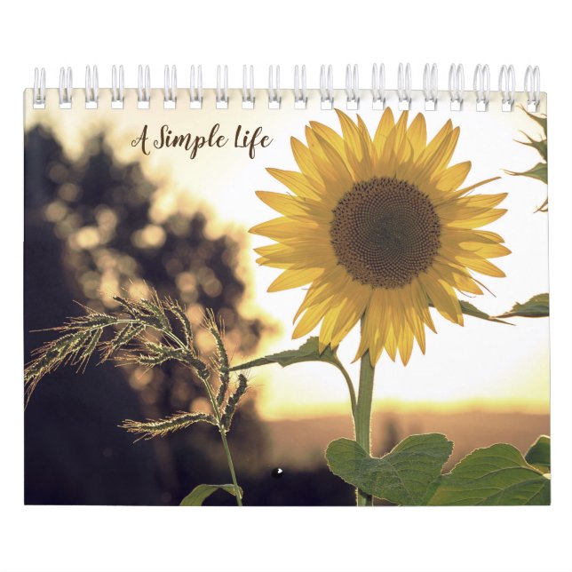 Un calendrier de vie simple, rustique et simple (Protection)