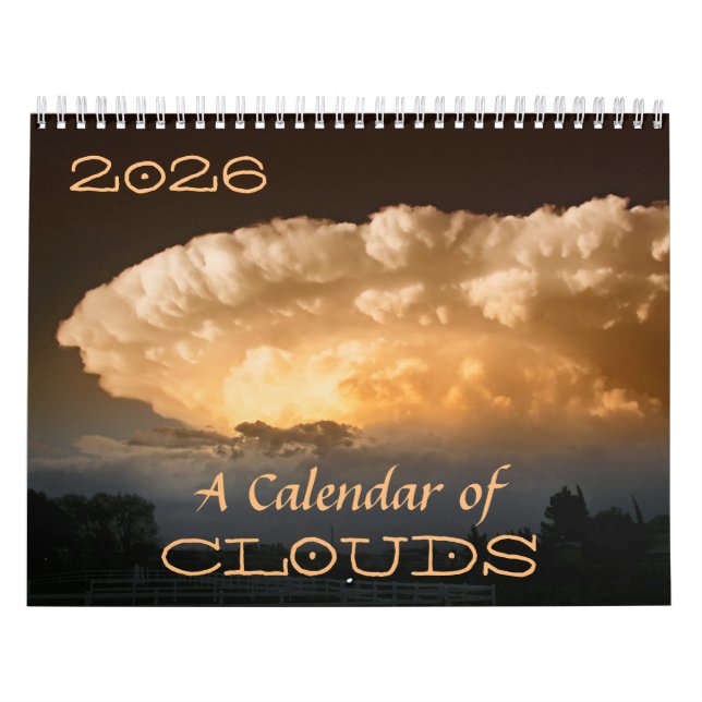 Un calendrier des nuages pour 2025 avec devis et d (Protection)