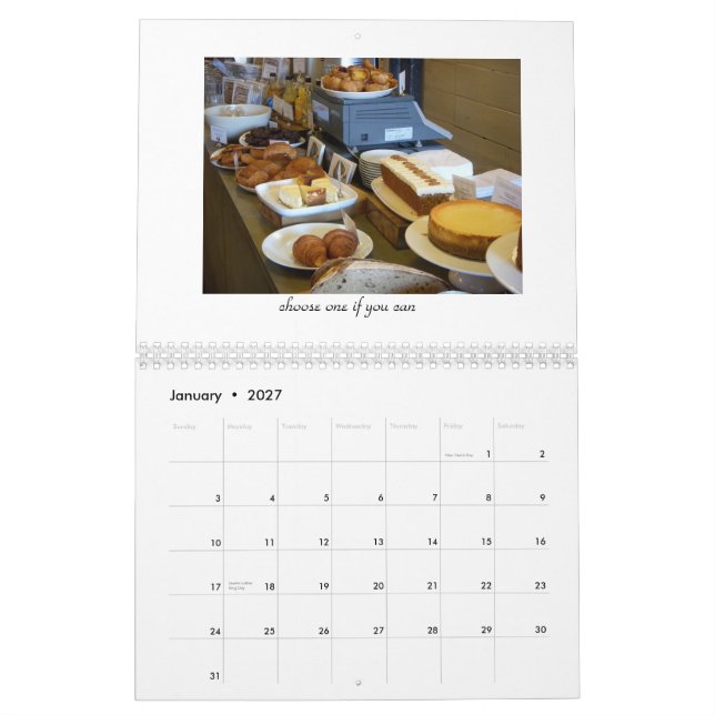 Un calendrier savoureux 2009 (Jan 2027)