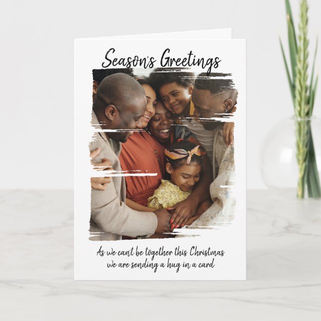 Un câlin dans une carte 2020 Noël (Devant)