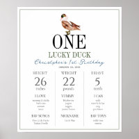 Un Canard chanceux 1er Anniversaire Poster