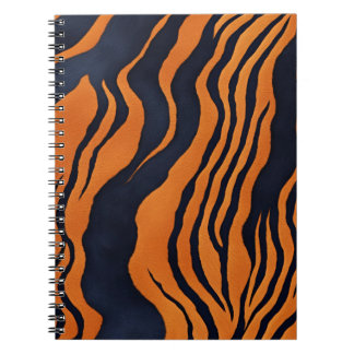 Un Carnet gras avec des rayures de tigre frappante