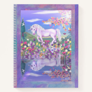 Un carnet paradisiaque violet