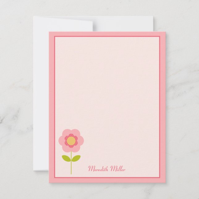 Un Carte de remerciements plat parfait pour la tig (Devant)