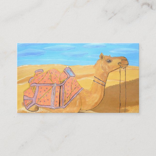 Un carte de visite à chameaux (Devant)