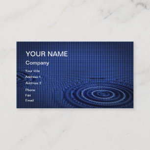 Un carte de visite abstrait à customiser
