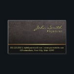 Un carte de visite en cuir plus foncé de physicien<br><div class="desc">Un carte de visite en cuir plus foncé de physicien de texture.</div>