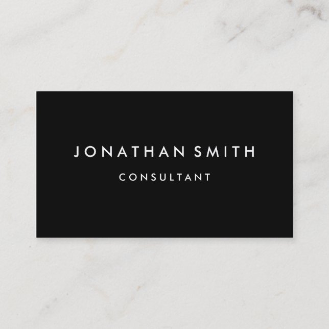 Un carte de visite professionnel simple et moderne (Devant)