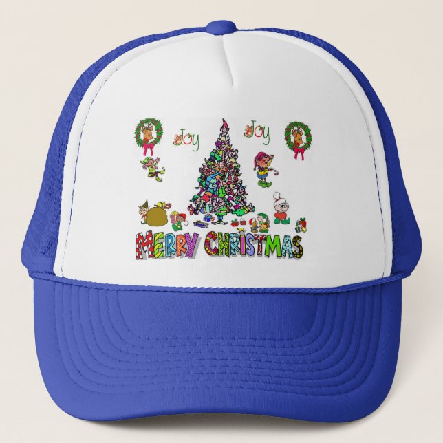 un casquette de boule de Noël d'elven (Devant)