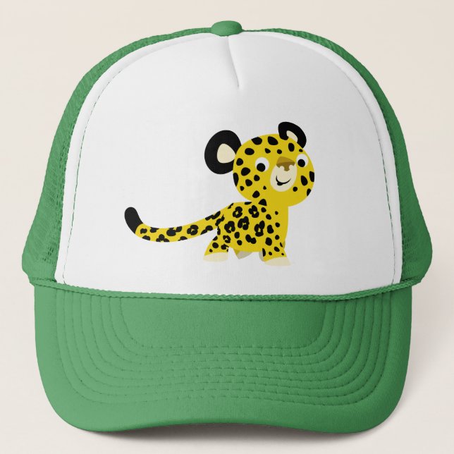 Un Casquette Leopard sympa pour les caricatures (Devant)