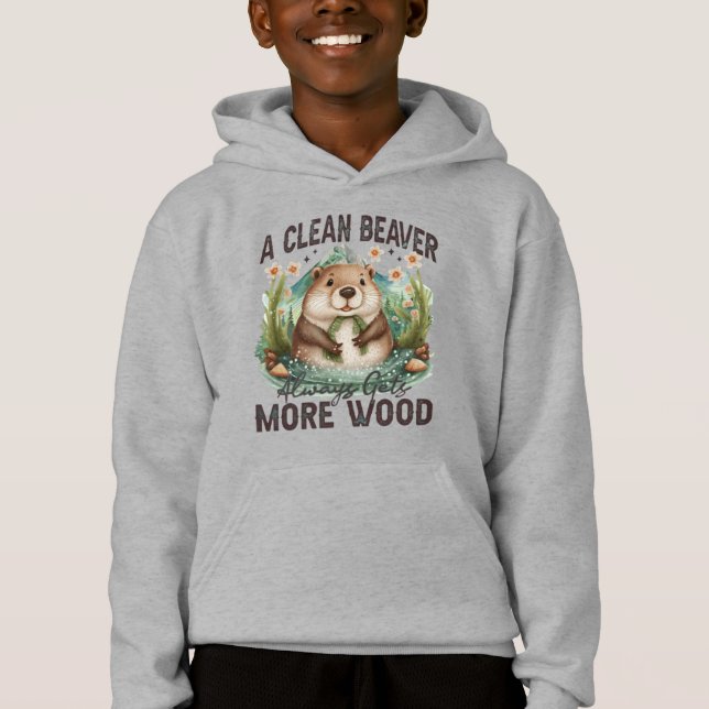 Un castor propre gagne toujours plus de bois (Devant)