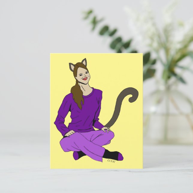 un catgirl (Debout devant)