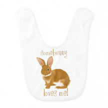 Un certain lapin m'aime bavoir