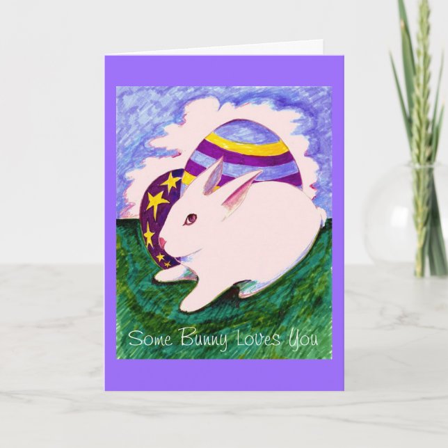Un certain lapin vous aime carte (Devant)