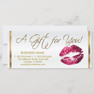 *Un certificat cadeau Hot Pink Lipstick Business 2