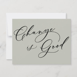 Un changement élégant est un bon Faire-part de dép