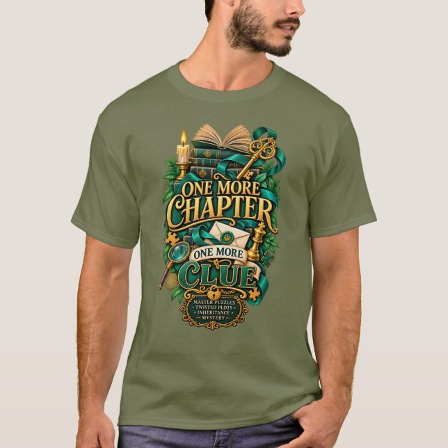 Un chapitre de plus, un indice de plus, un t-shirt (Devant)