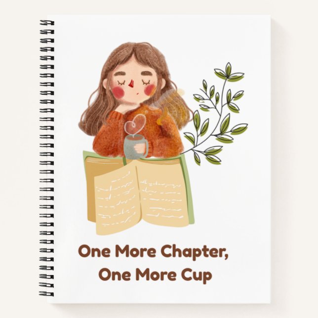 Un chapitre de plus, une tasse de plus | cahier (Devant)