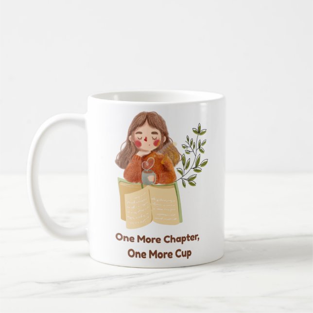 Un chapitre de plus, une tasse de plus | Mug de li (Gauche)
