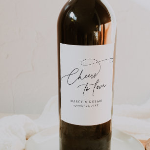 Un charme élégant pour aimer les Étiquettes de vin
