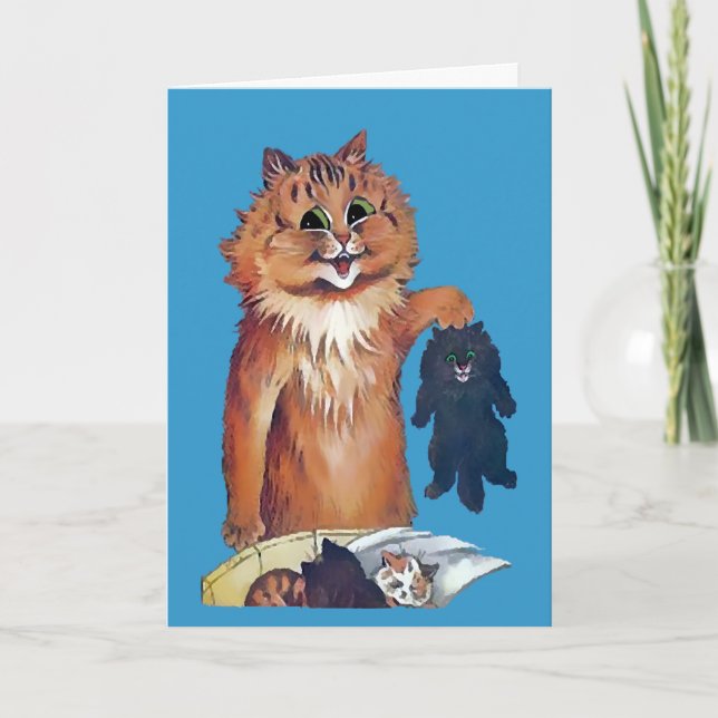 Un chat mène à une autre carte de chat (Devant)