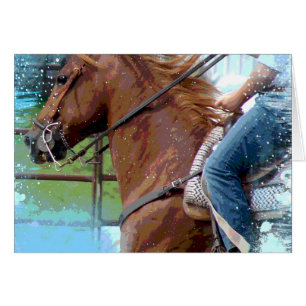 Un cheval de flexion de poteau