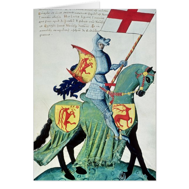 Un chevalier portant les bras de Vérone (Devant)