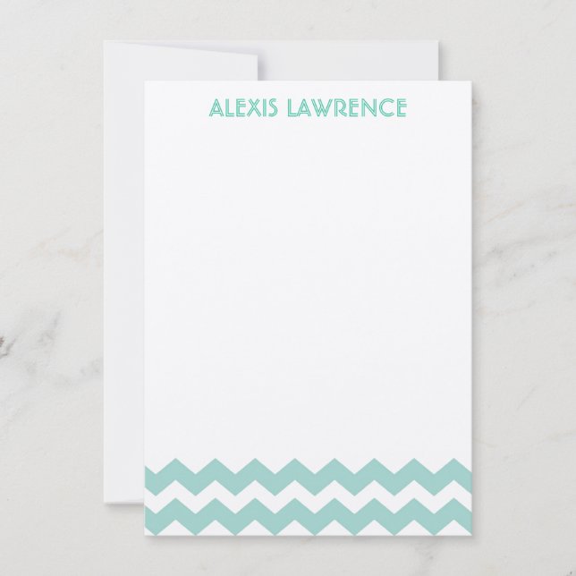 Un chevron bleu moderne en toutes occasions merci (Devant)