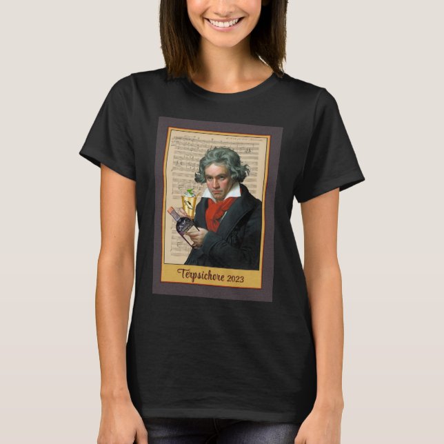 Un cinquième d'or du T-shirt Beethoven (Devant)