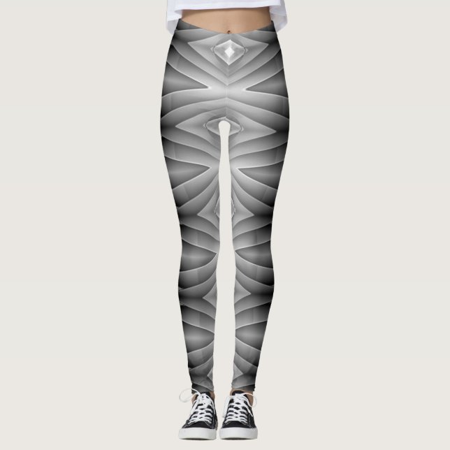 Un classique noir "Ratti_Creative_Arts" Leggings (Devant)