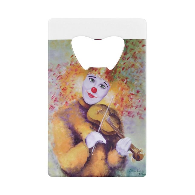 Un clown doux jouant du violon (Devant)