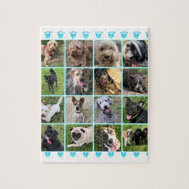Un Collage De Chiens Puzzle (Vertical)