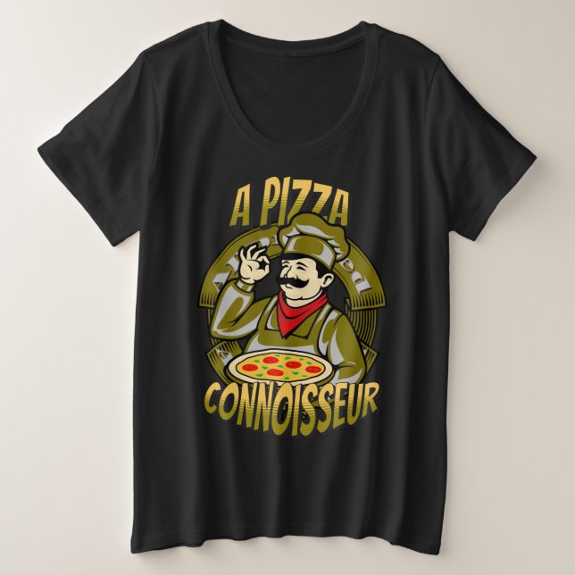 Un connaisseur de pizza, élégant et cool (Design devant)