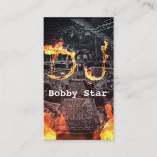 Un cool DJ a brûlé le carte de visite initial de