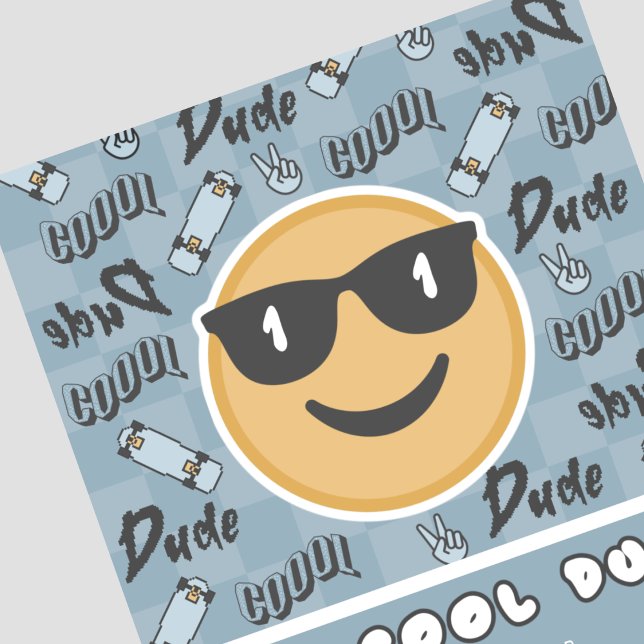 Un Cool Dude Anniversaire Invitation Premier anniv (Créateur téléchargé)