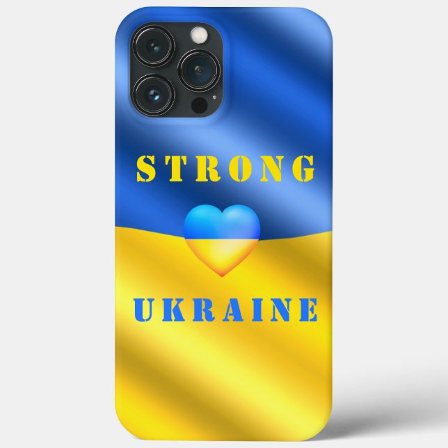 Un coque iphone ukrainien fort - Liberté (Verso)