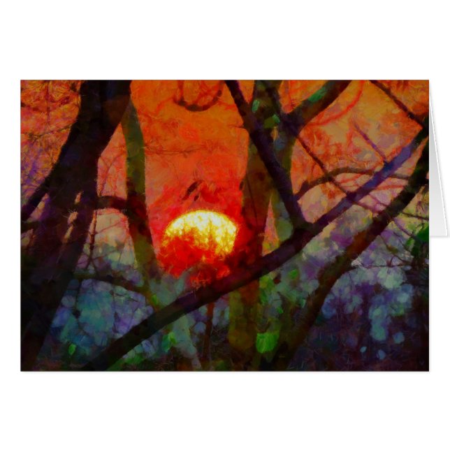 Un coucher du soleil birman (Devant horizontal)
