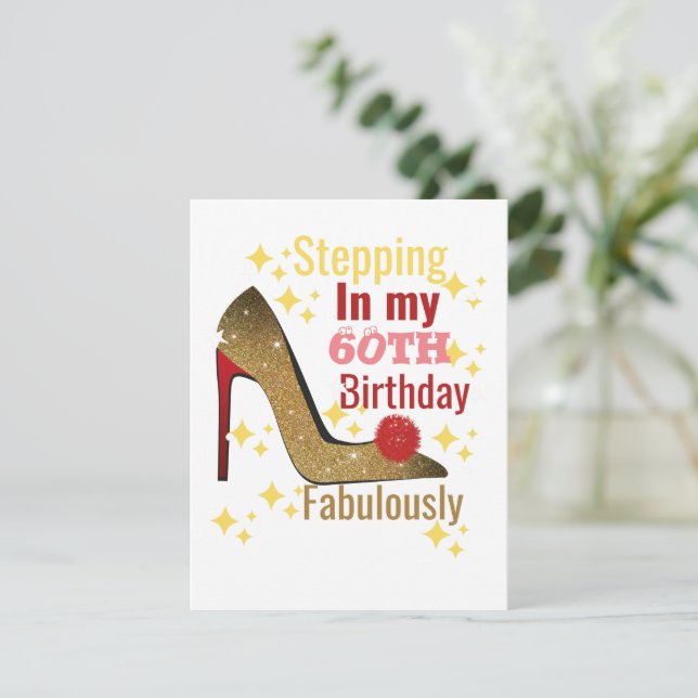 Un coup dans mon 60e anniversaire fabuleusement (Debout devant)