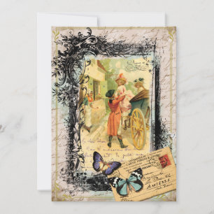 Un couple français en invitation par carte de tran