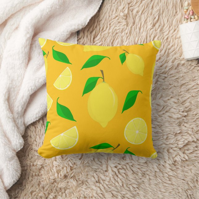 Un coussin au motif citron (Couverture)