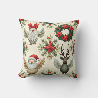 Un coussin avec Père Noël dessus