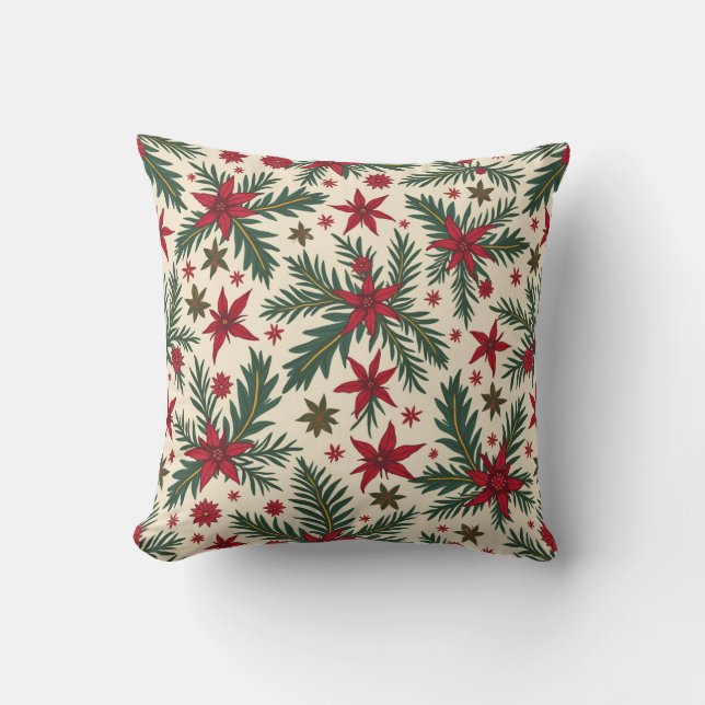 Un coussin chaud à l'ambiance Noël et hiver (Recto)