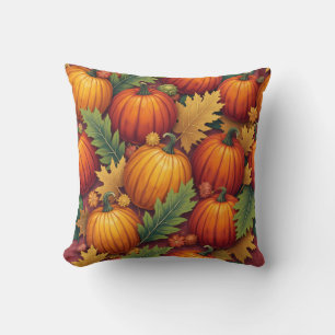 Un coussin coussin pour citrouille